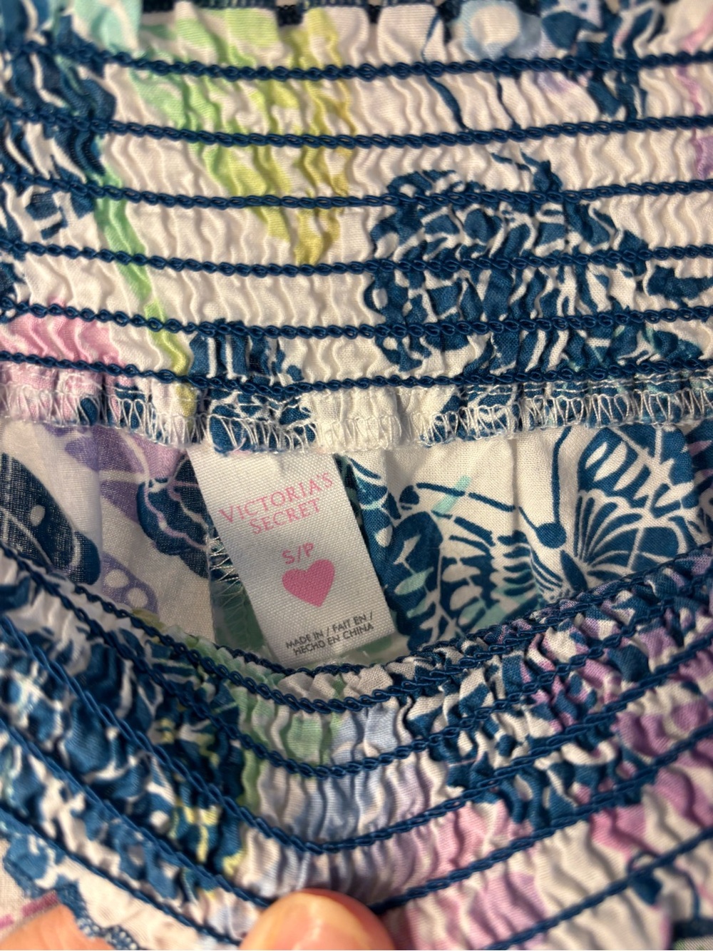 Victoria’s Secret PINK Butterfly Print Lounge Pajama Pants Small Petite Cotton - Picture 4 of 5